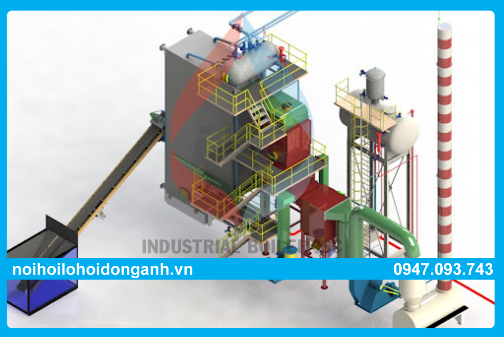Nguyên lý hoạt động của nồi hơi ống lửa và ứng dụng thực tế
