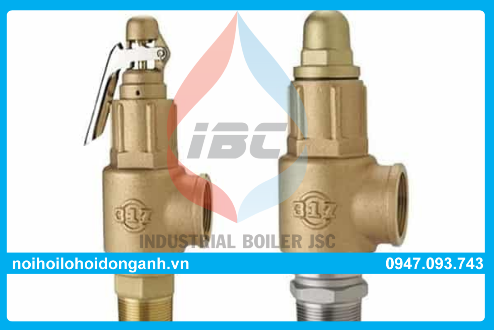 Các phụ kiện cần thiết cho hệ thống nồi hơi: bơm cấp nước, van, đồng hồ đo